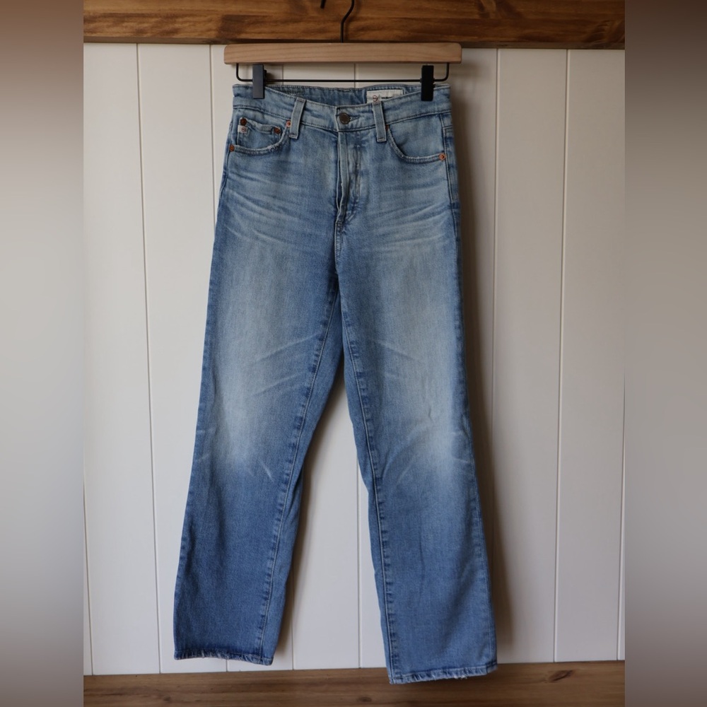 AG Adriano Goldschmied Alexxis Crop High Rise Vintage Fit Jeans Size 25